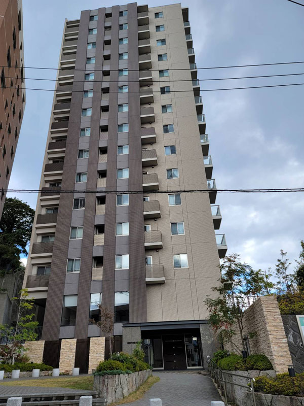 Atago condominium project in Nishi Ward, Fukuoka City